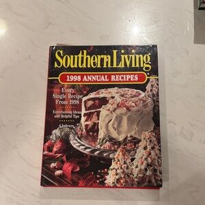 Southern Living Cookbook 1998 Annual Recipes - Red and Yellow Cover
